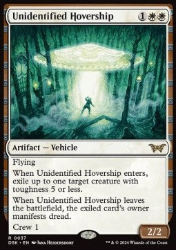 Unidentified Hovership DSK-37 Rare Near Mint Englisch Foil