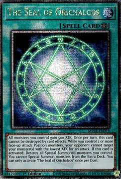 Das Siegel von Orichalcos MP24-DE015 Quarter Century Secret Rare Near Mint Deutsch 1. Auflage