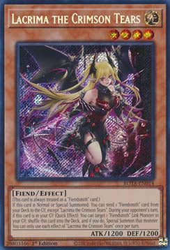 Lacrima, die blutroten Tränen ROTA-DE014 Secret Rare Good Deutsch 1. Auflage