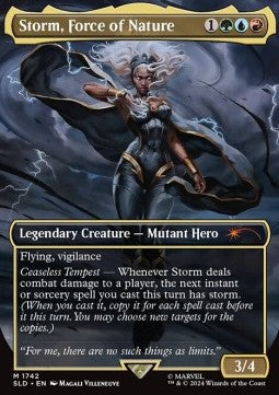 Storm, Force of Nature SLDMVL-1742 Mythic Near Mint Englisch Foil