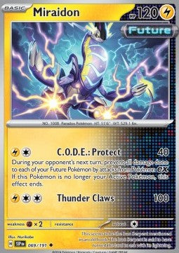 Miraidon SSP-069 Uncommon Near Mint Deutsch Reverse Holo