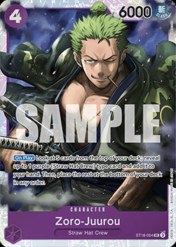 Zoro-Juurou (ST18-004) ST-18 Super Rare Near Mint Englisch