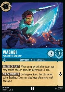 Wasabi - Systematischer Ingenieur 6AZS-149 Uncommon Near Mint Deutsch Foil
