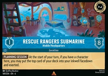Rescue Rangers Submarine - Mobile Headquarters 6AZS-169 Rare Excellent Englisch