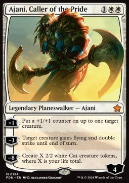 Ajani, Caller of the Pride FDN-134 Mythic Excellent Englisch