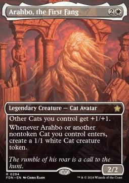 Arahbo, the First Fang XFDN-294 Rare Near Mint Englisch