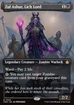 Zul Ashur, Lich Lord (V.1) XFDN-326 Rare Excellent Englisch