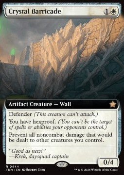 Crystal Barricade XFDN-444 Rare Near Mint Englisch Foil