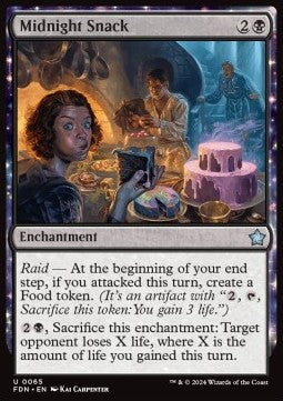 Midnight Snack FDN-65 Uncommon Near Mint Englisch Foil
