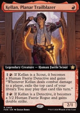 Kellan, Planar Trailblazer XFDN-466 Rare Near Mint Englisch Foil