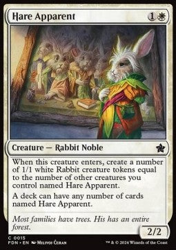 Hare Apparent FDN-15 Common Near Mint Englisch Foil