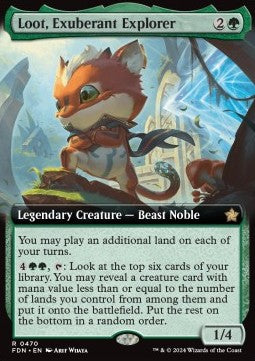Loot, quirliger Entdecker (V.3) XFDN-470 Rare Near Mint Deutsch Foil