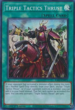 Triple Tactics Thrust (V.1) RA03-072 Super Rare Near Mint Englisch 1. Auflage