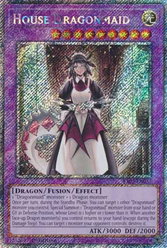 Haus-Drachenmädchen (V.4) RA03-037 Platinum Secret Rare Near Mint Deutsch 1. Auflage