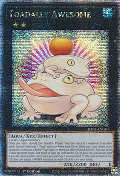 Krötellig umwerfend (V.5) RA03-040 Quarter Century Secret Rare Near Mint Deutsch 1. Auflage