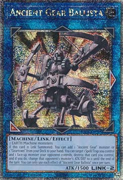 Ancient Gear Ballista (V.5) RA03-046 Quarter Century Secret Rare Near Mint Englisch 1. Auflage