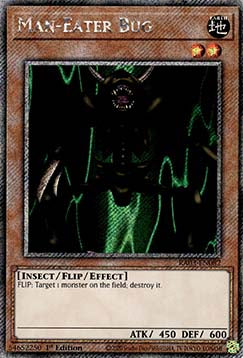 Menschenfresserkäfer (V.1) RA03-082 Platinum Secret Rare Near Mint Deutsch 1. Auflage