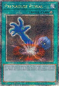 Voreiliges Begräbnis (V.2) RA03-103 Quarter Century Secret Rare Near Mint Deutsch 1. Auflage