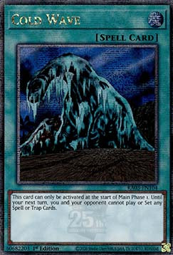 Cold Wave (V.2) RA03-104 Quarter Century Secret Rare Near Mint Englisch 1. Auflage