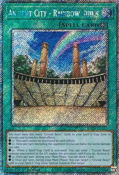Antike Stadt - Regenbogenruinen (V.1) RA03-181 Platinum Secret Rare Near Mint Deutsch 1. Auflage