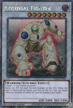 Kolossaler Kämpfer (V.1) RA03-200 Platinum Secret Rare Near Mint Deutsch 1. Auflage