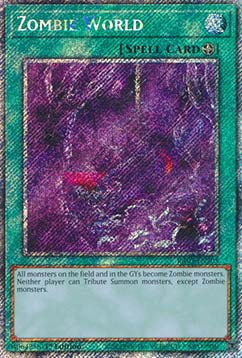 Zombie World (V.1) RA03-205 Platinum Secret Rare Near Mint Englisch 1. Auflage