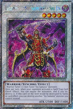 Legendary Six Samurai - Shi En (V.1) RA03-250 Platinum Secret Rare Near Mint Englisch 1. Auflage