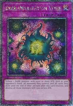 Deck Devastation Virus (V.2) RA03-150 Quarter Century Secret Rare Near Mint Englisch 1. Auflage