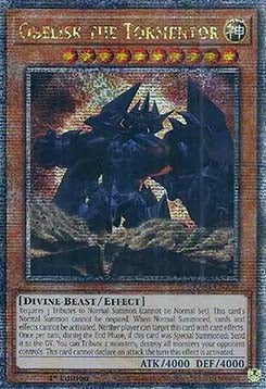Obelisk the Tormentor (V.2) RA03-230 Quarter Century Secret Rare Near Mint Englisch 1. Auflage