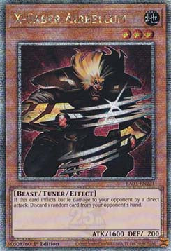 X-Säbel Airbellum (V.2) RA03-221 Quarter Century Secret Rare Near Mint Deutsch 1. Auflage