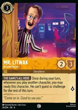 Mr. Litwak - Spielhallenbesitzer 6AZS-24 Common Near Mint Deutsch Foil