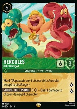 Hercules - Baby-Halbgott 6AZS-86 Legendary Near Mint Deutsch Foil