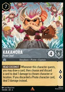 Kakamora - Pirate Chief 6AZS-172 Rare Excellent Englisch