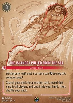 Diese Inseln zog ich aus dem Meer (V.2) 6AZS-216 Enchanted Excellent Deutsch Foil