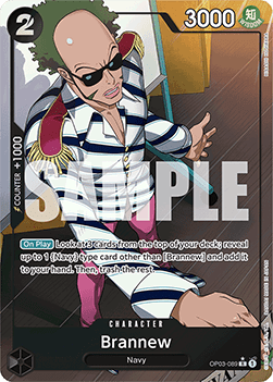 Brannew (OP03-089) (V.3) PRB01 Rare Near Mint Englisch