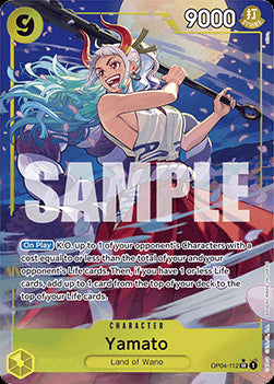 Yamato (OP04-112) (V.2) PRB01 Alternate Art Near Mint Englisch
