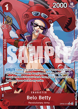 Belo Betty (OP05-015) (V.4) PRB01 Alternate Art Near Mint Englisch