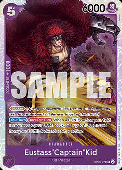 Eustass"Captain"Kid (OP05-074) (V.1) PRB01 Super Rare Excellent Englisch