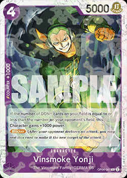 Vinsmoke Yonji (OP06-067) (V.2) PRB01 Rare Near Mint Englisch