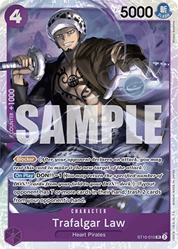 Trafalgar Law (ST10-010) (V.1) PRB01 Super Rare Good Englisch