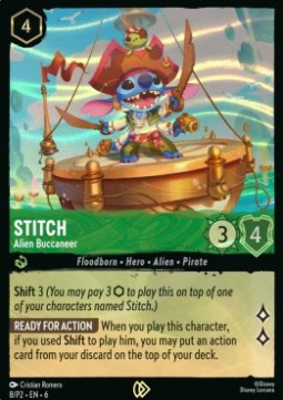 Stitch - Alien-Seeräuber PR2-8 Promo Near Mint Deutsch Foil