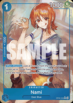 Nami (OP09-050) (V.2) OP09 Alternate Art Near Mint Englisch
