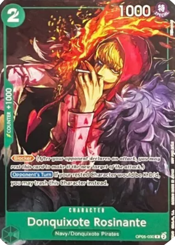 Donquixote Rosinante (OP05-030) (V.1) UP Rare Boosterfrisch Englisch