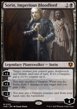 Sorin, Imperious Bloodlord INR-133 Mythic Boosterfrisch Englisch