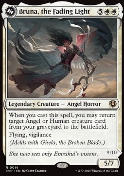 Bruna, the Fading Light / Brisela, Voice of Nightmares INR-14 Rare Excellent Englisch Foil