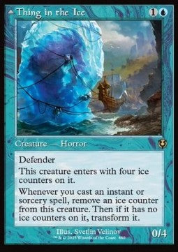 Thing in the Ice / Awoken Horror XINR-460 Rare Near Mint Englisch Foil