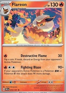 Flamara PRE-013 Rare Excellent Deutsch Reverse Holo