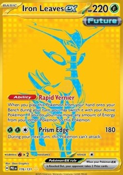 Iron Leaves ex PRE-176 Secret Rare Near Mint Englisch