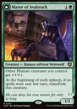 Mayor of Avabruck / Howlpack Alpha INR-207 Rare Near Mint Englisch