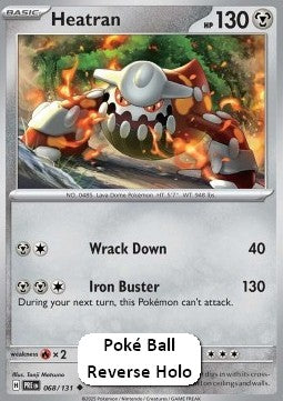 Heatran xPRE-068 Uncommon Good Deutsch